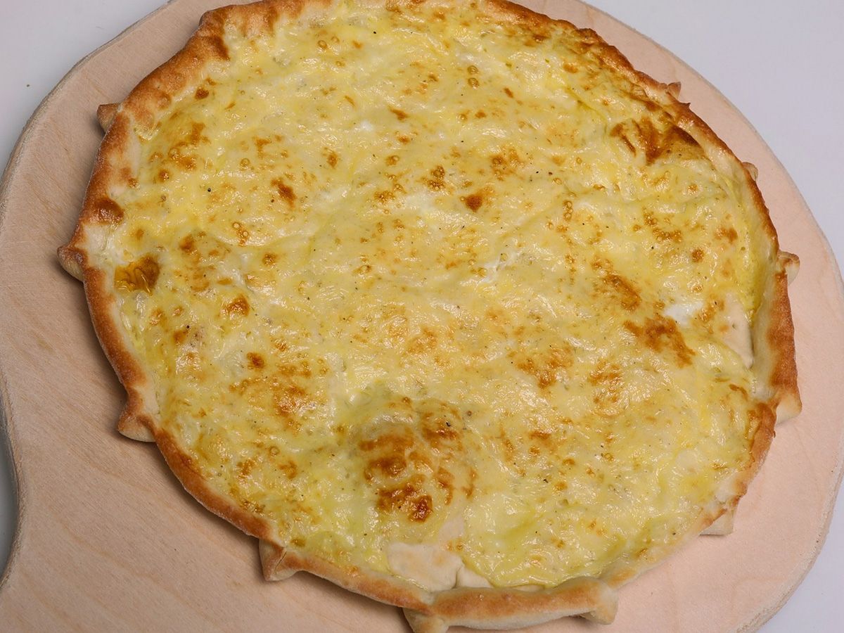Manoushe Egg Omelette and Mozzarella Cheese