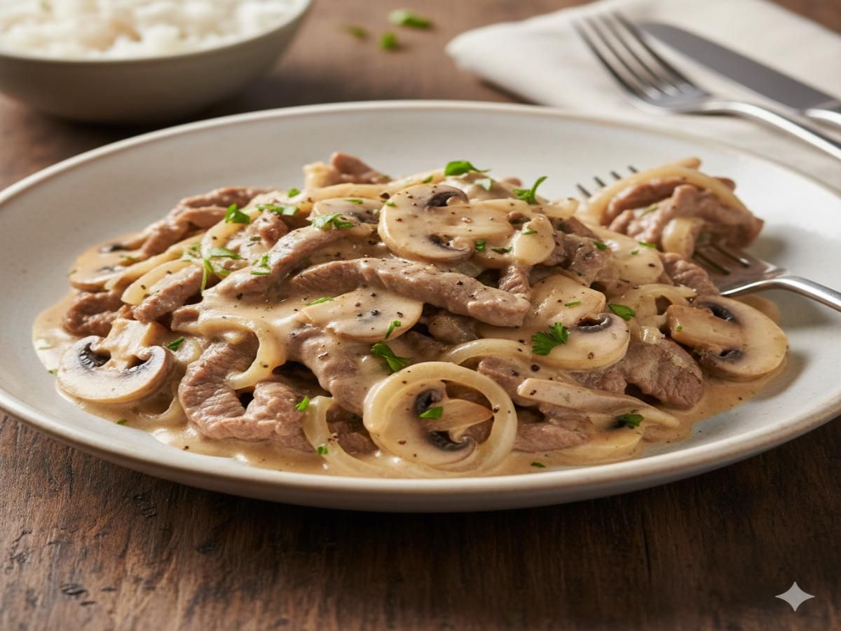 Beef Stroganoff