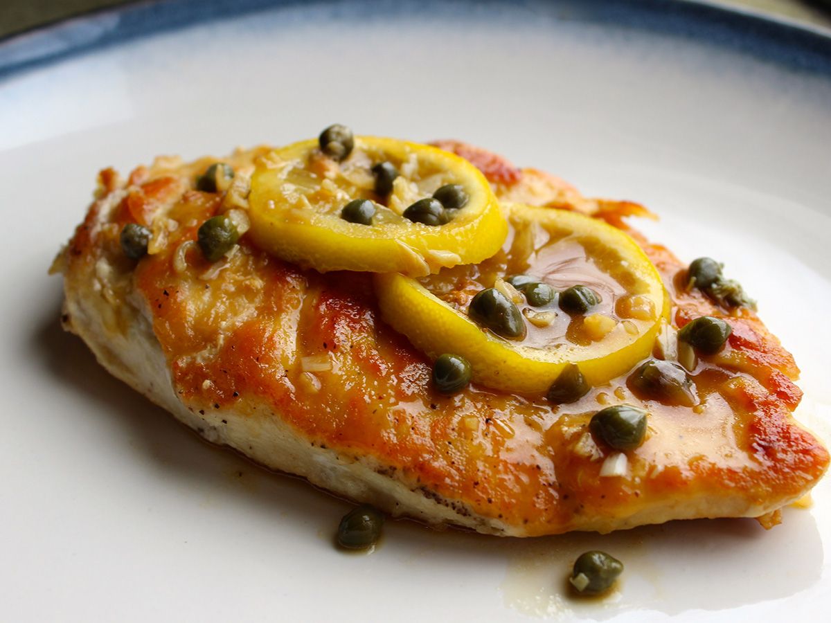 Mushroom Chicken Piccata