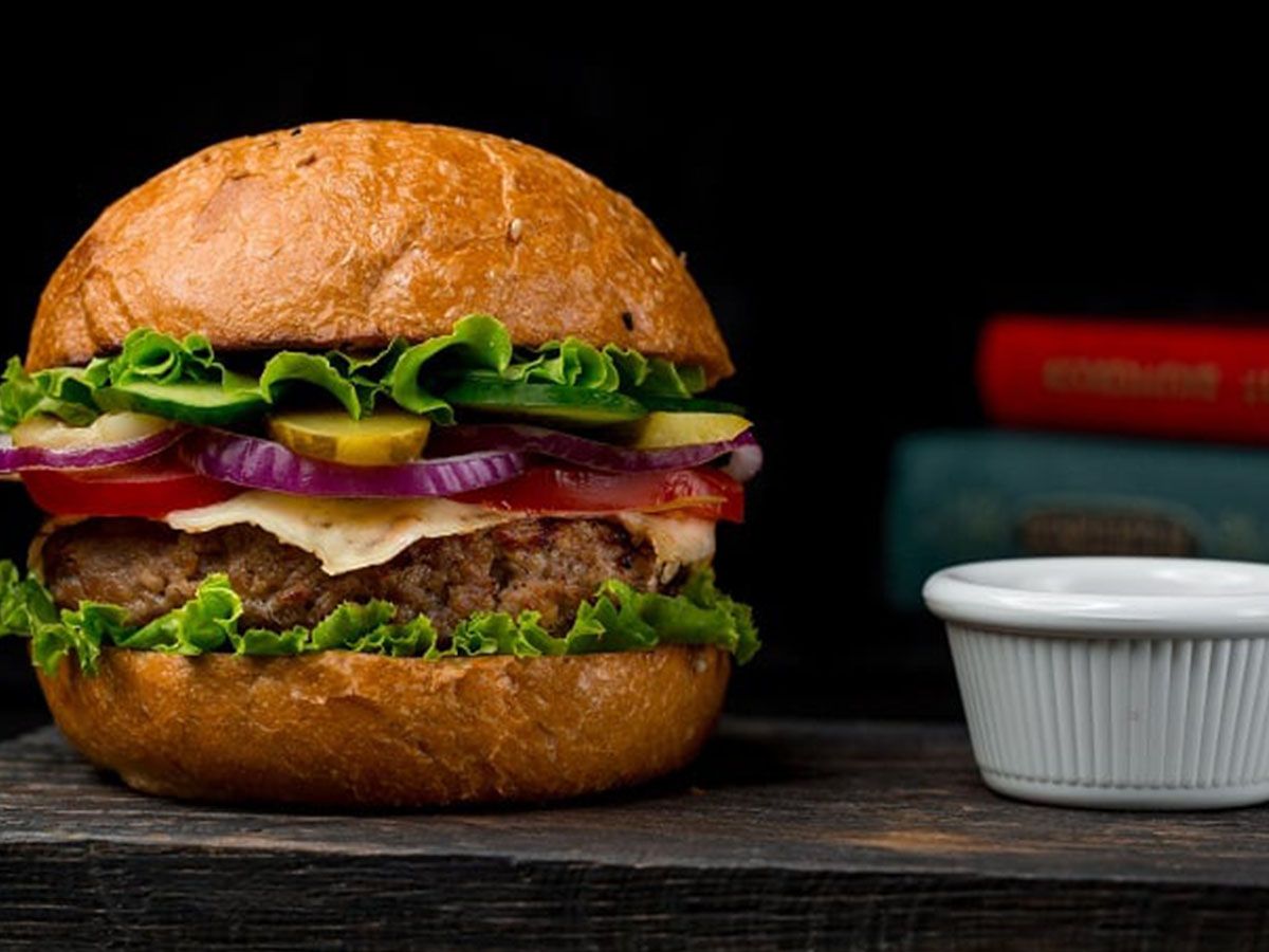 Spicy Double Chicken Food Rush Burger