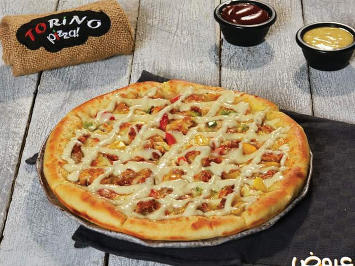 Chicken zinger Ranch pizza