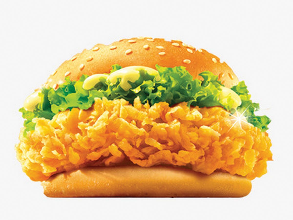 Crispy chicken sandwich