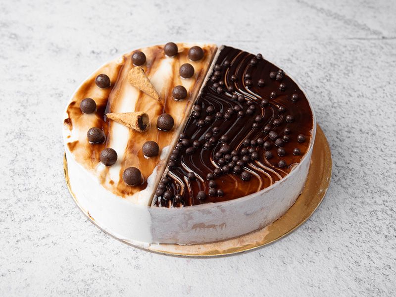 Ice Cream Torte Half And Half