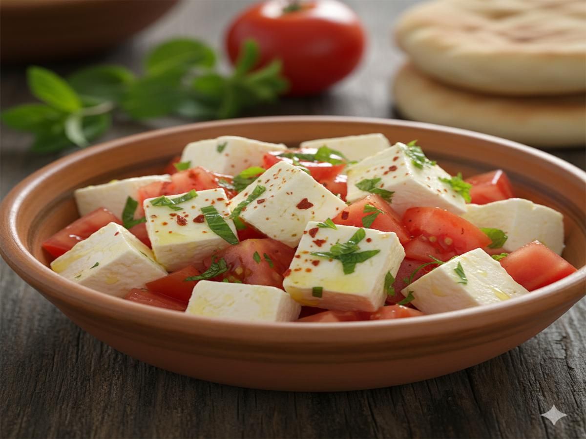 Cheese With Tomatoes