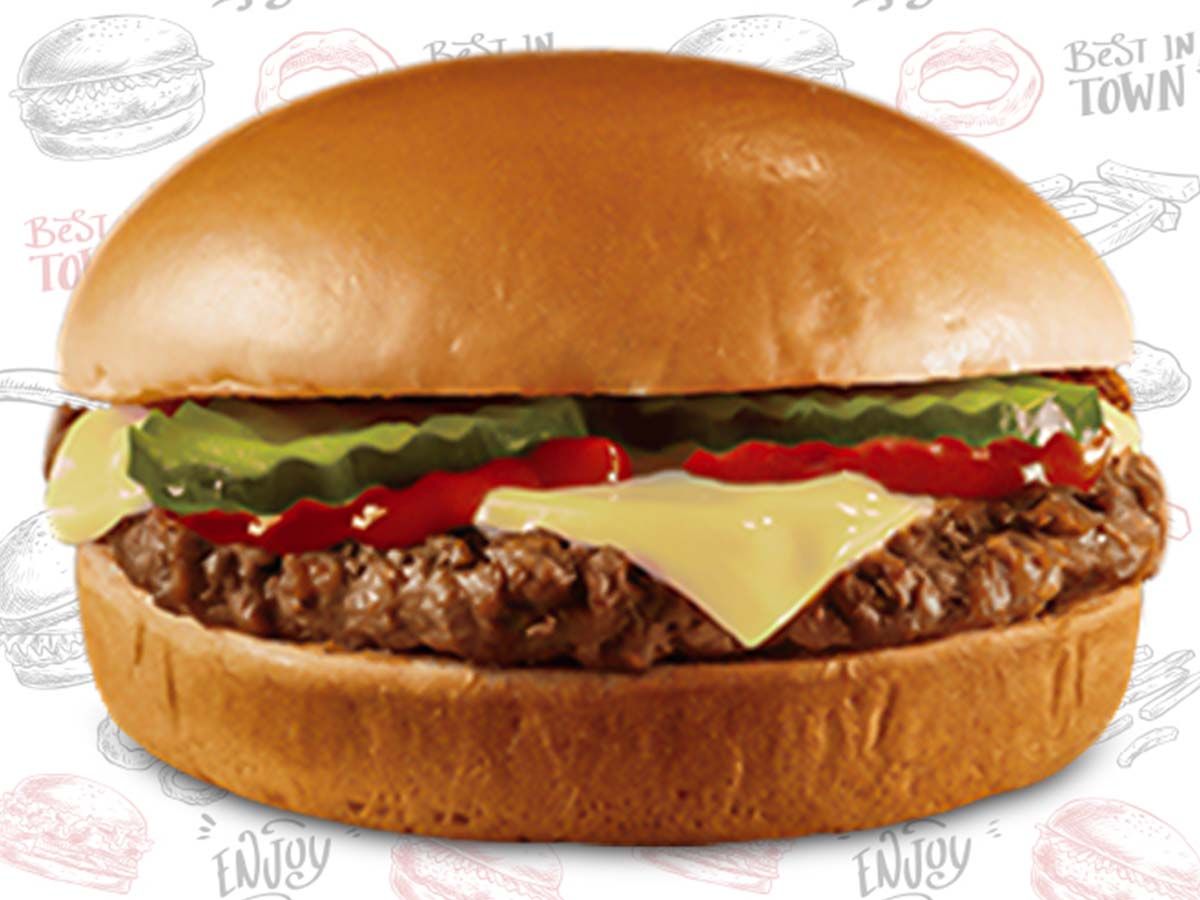 Barbecue Beef Burger Sandwich 150 Grams