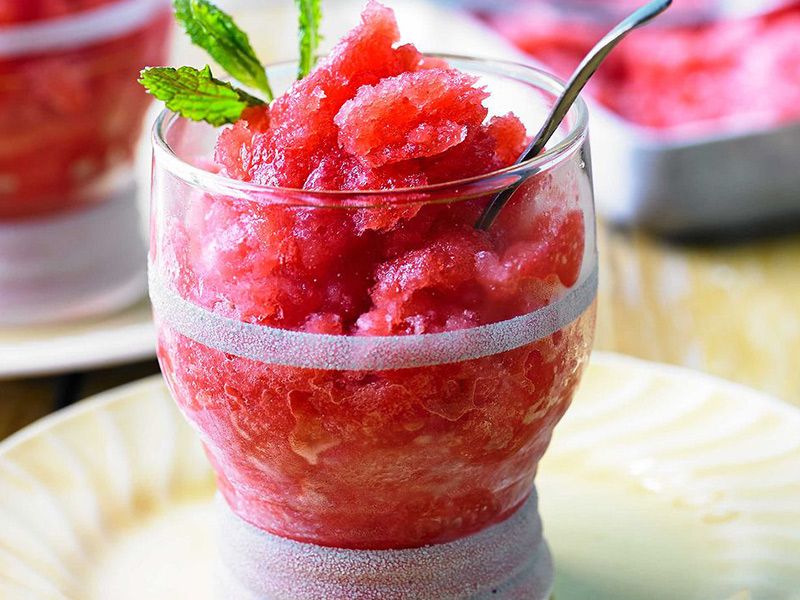 Strawberry Granita