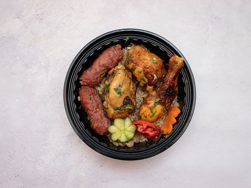 El Hoda Meal 1/4 Chicken 2 Kofta Fingers
