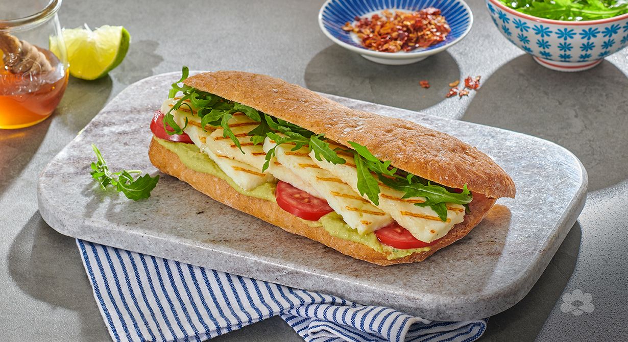 Grilled Halloumi Sandwich