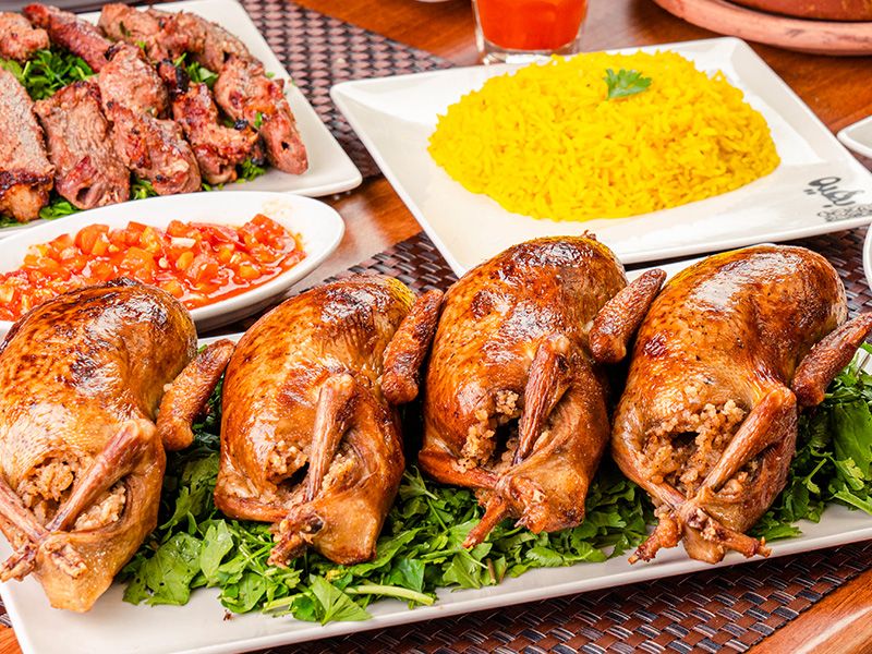 Stuffed Pigeon With Rice