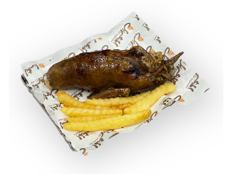 Stuffed Pigeon with Rice