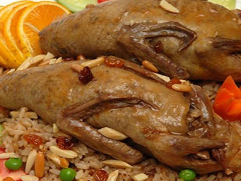 Stuffed Pigeon Platter