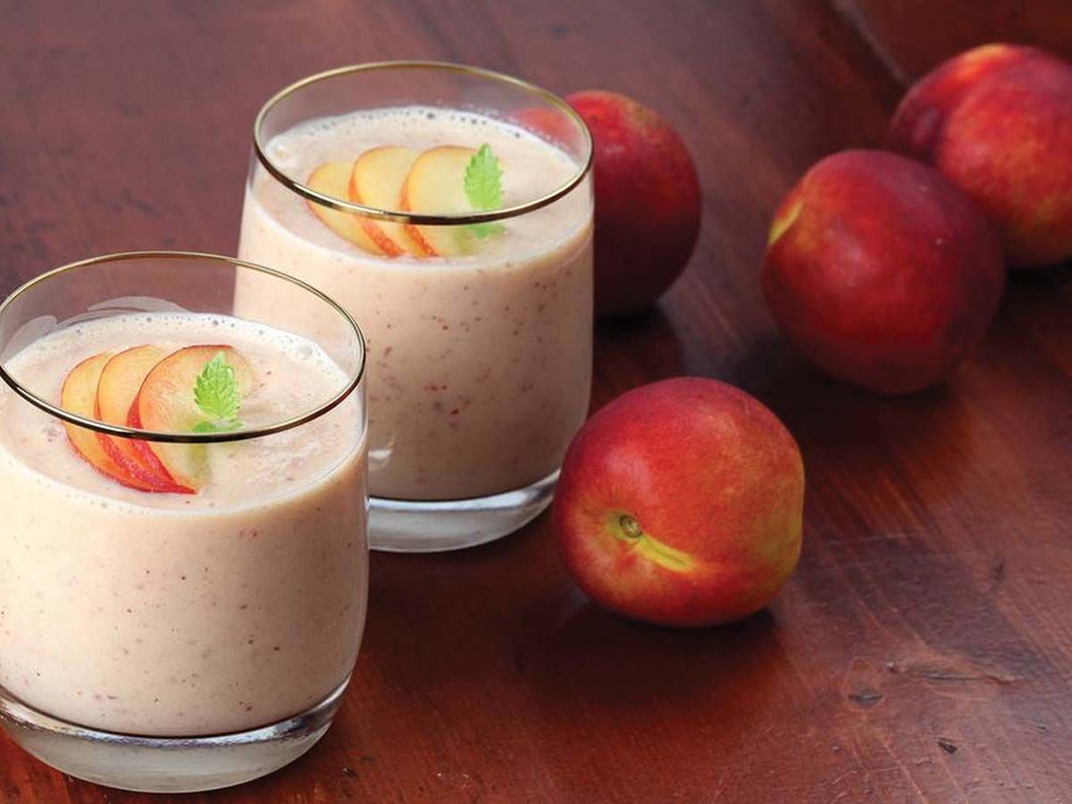 Peach smoothie