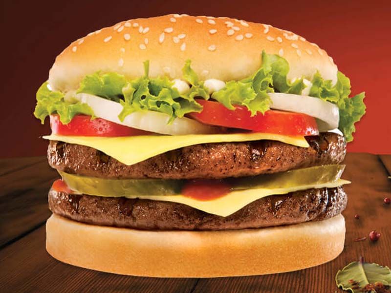 Double Beef Burger Sandwich