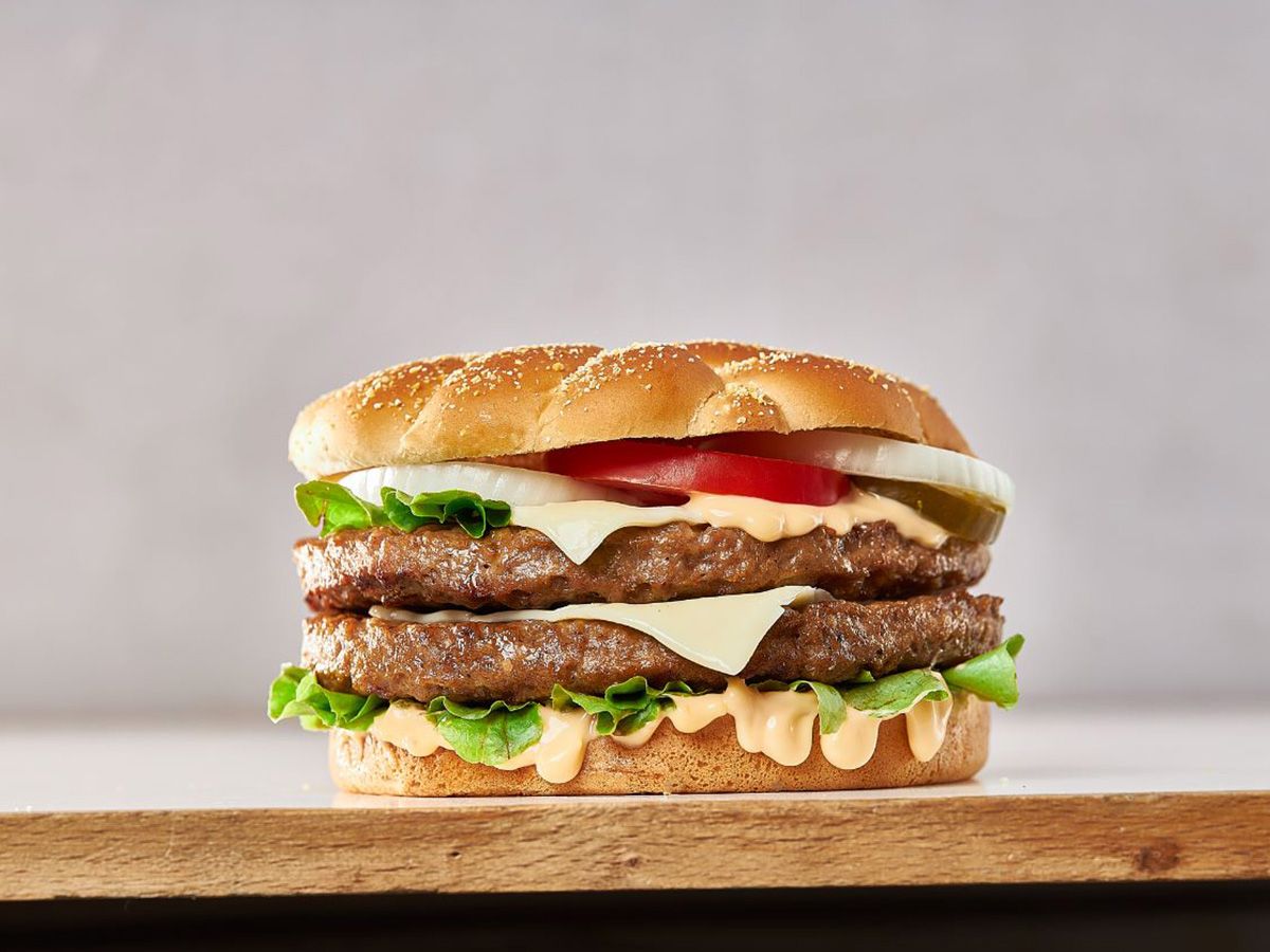 Double Burger Sandwich