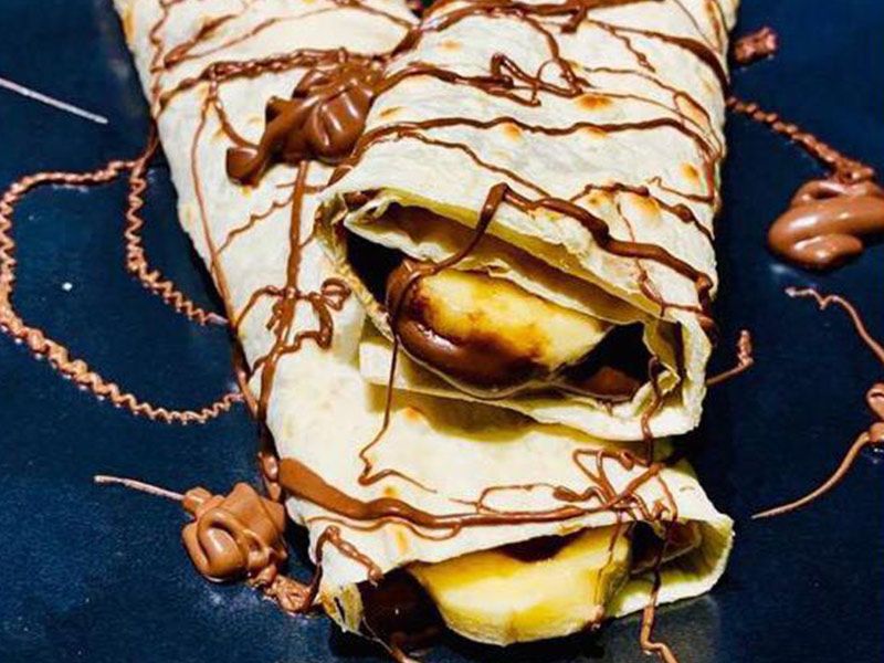 Chocolate With Banana Wrap