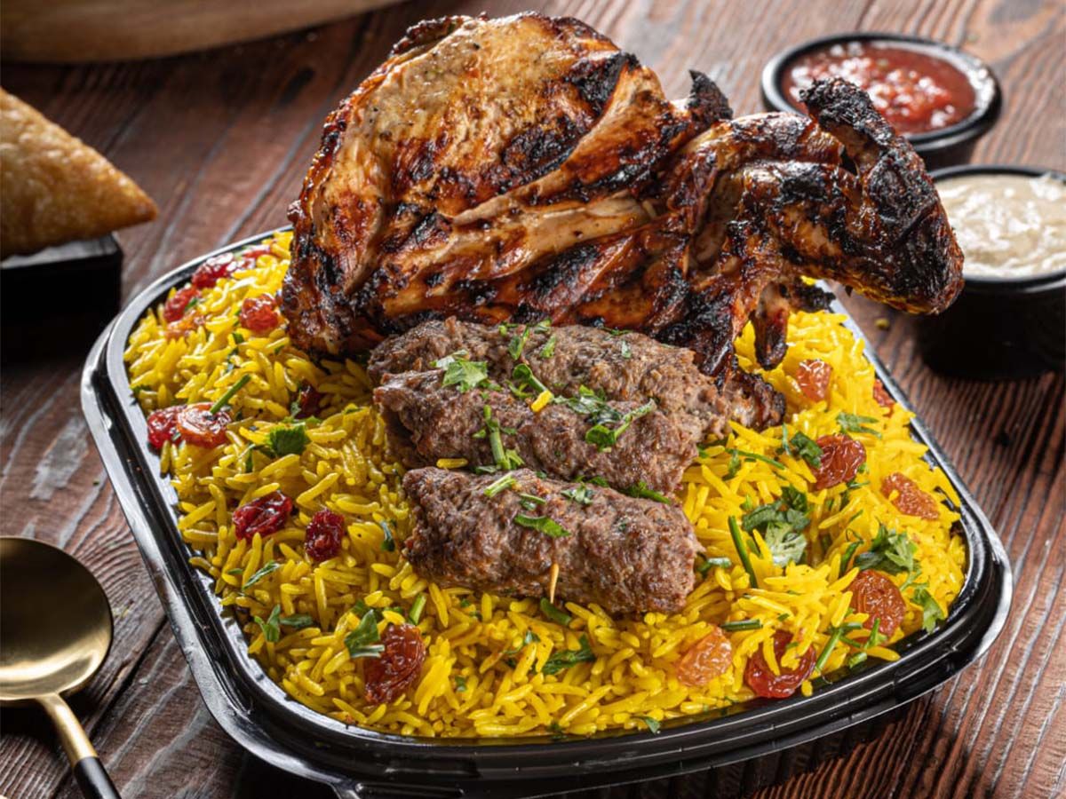 Quarter Chicken And thomn Kofta