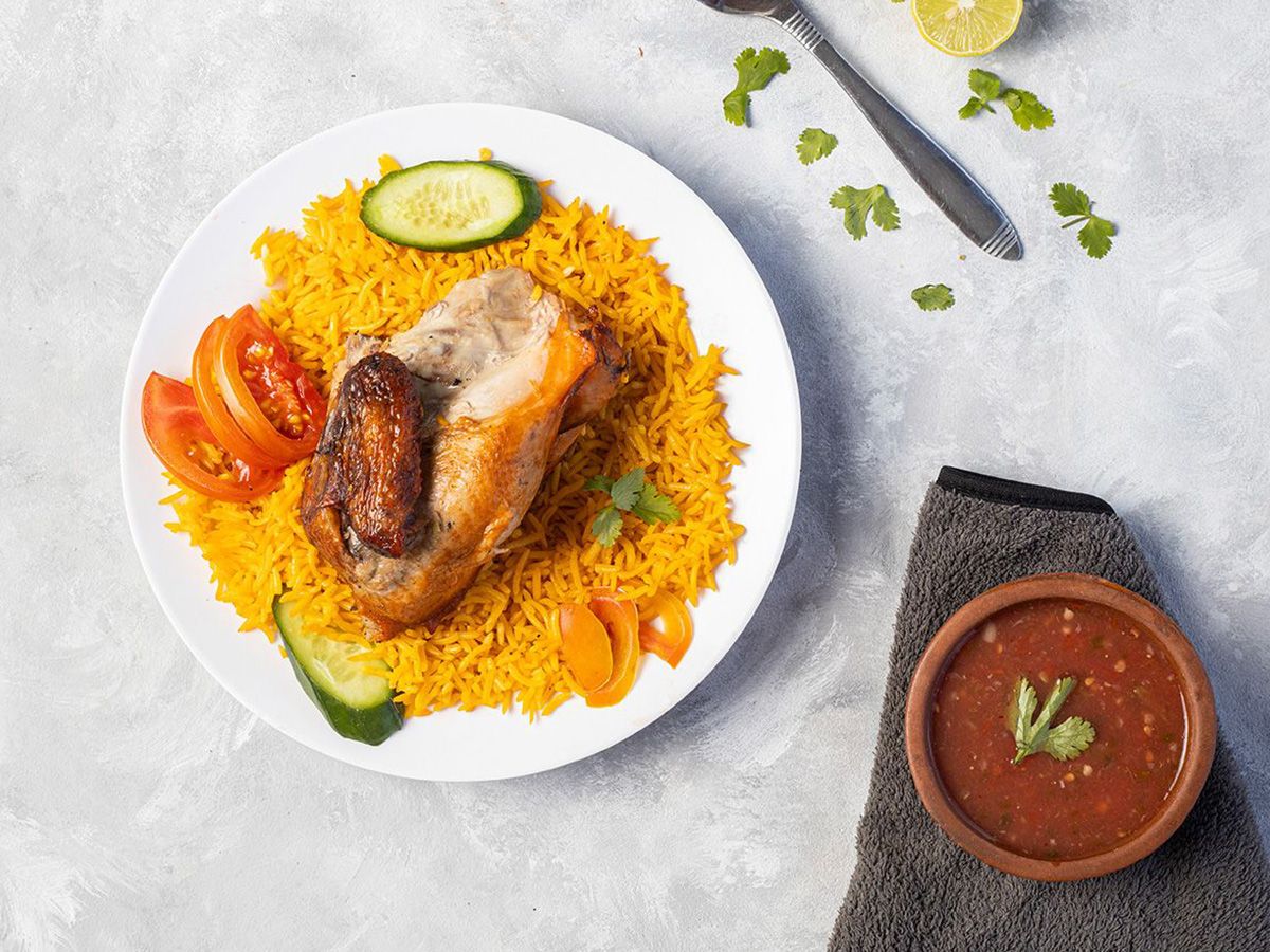 وجبة ربع فرخة صدر