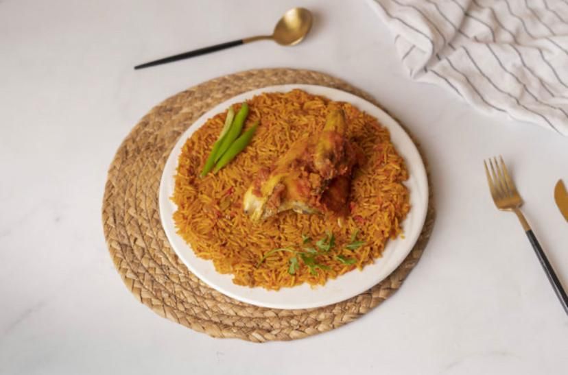 Quarter chicken kabsa spicy bhr