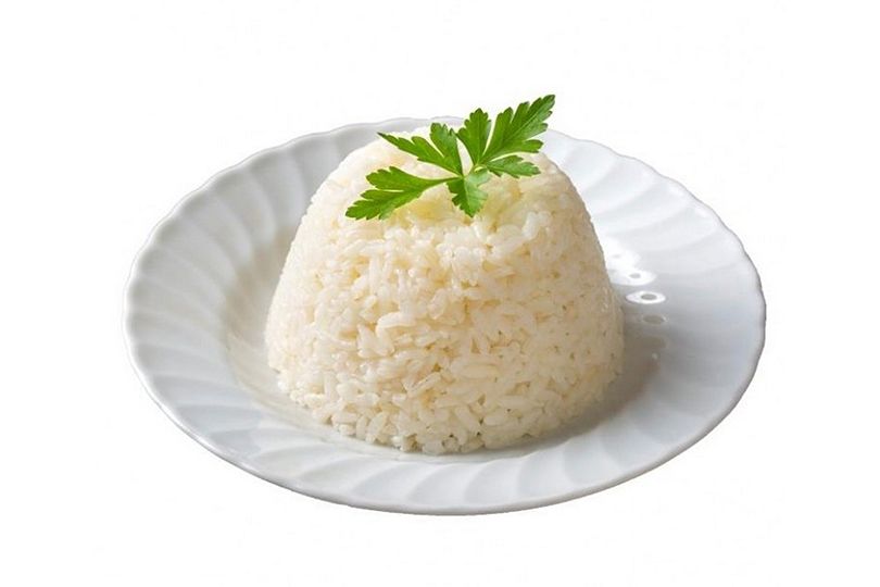 Plain White Rice Dish XL