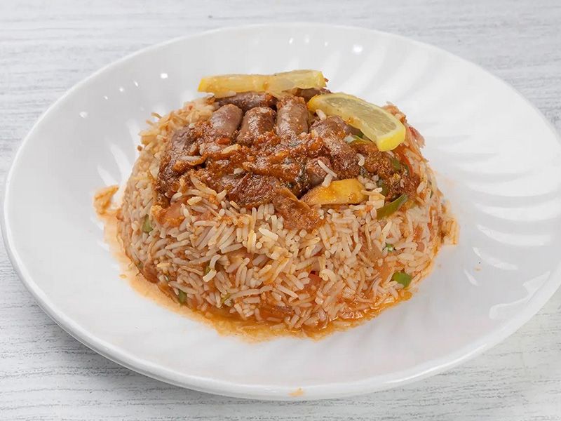 Rice with Sausages