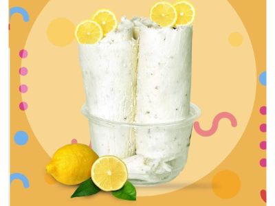 Lemon Ice Cream Roll