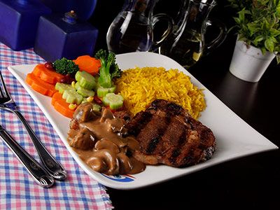 Rib Eye Steak Platter