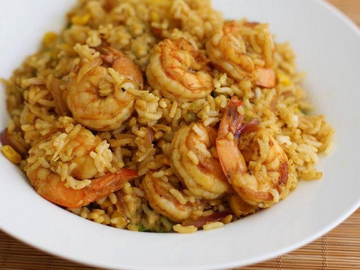 Rice With Shrimp For 2 People