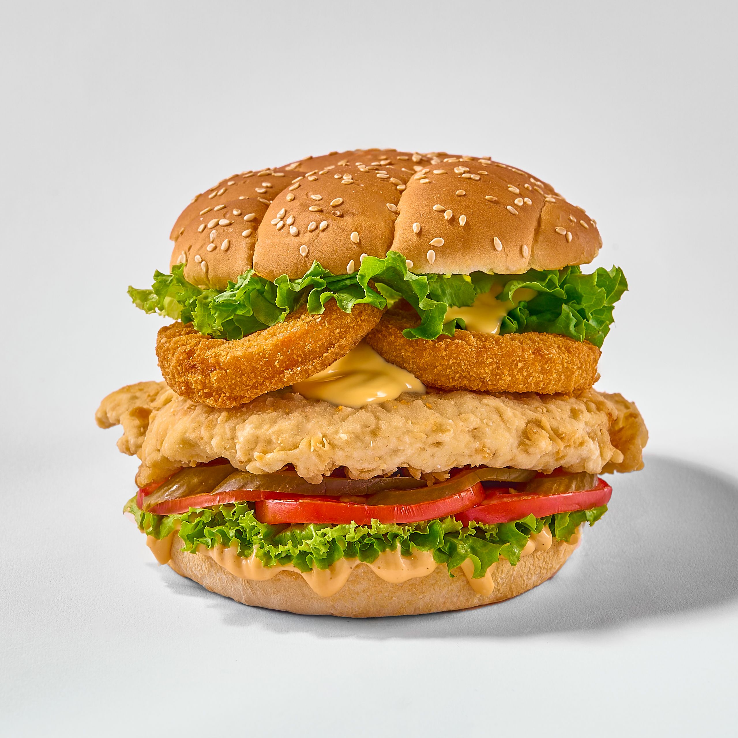 Chicken Rings Burger