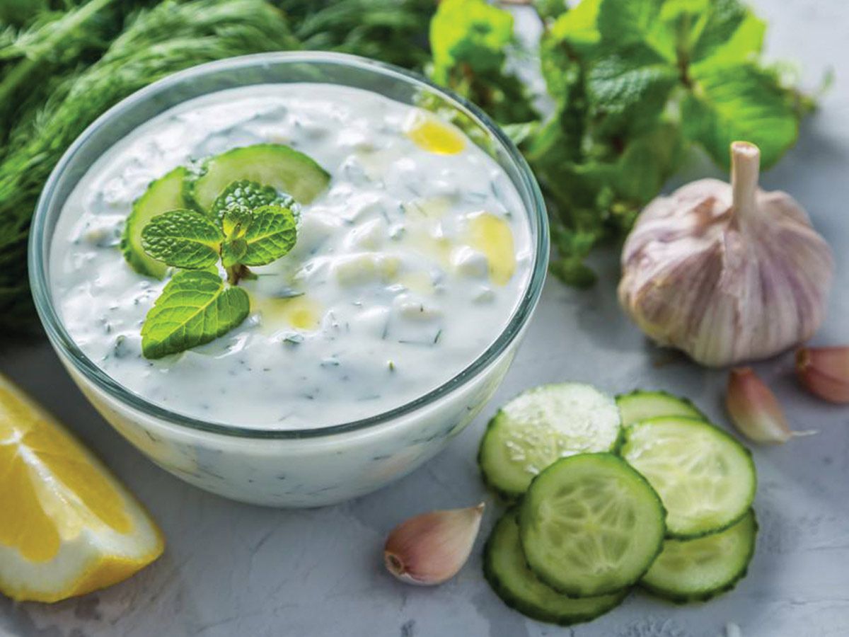 Cucumber yogurt
