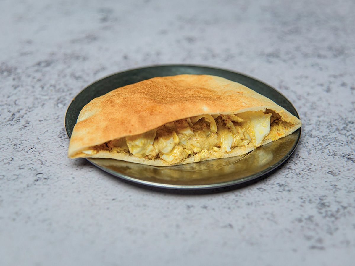 Double Old Cheese Egg Sandwich