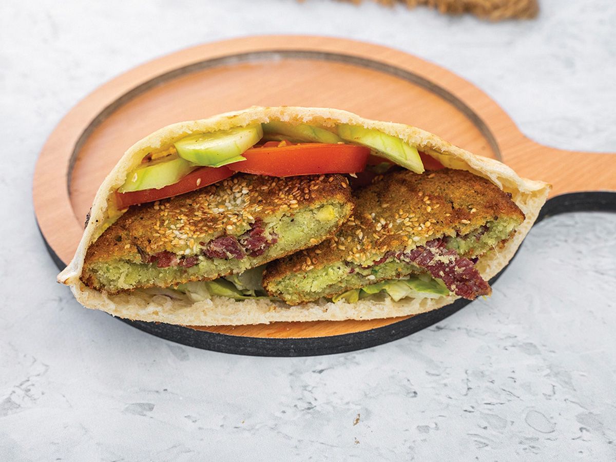 Pastrami Taamia Sandwich