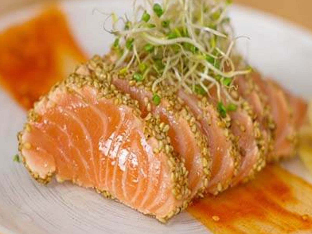 Salmon Seared Sashimi