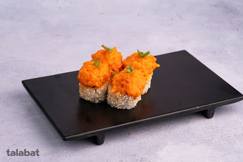 Salmon Volcano Roll
