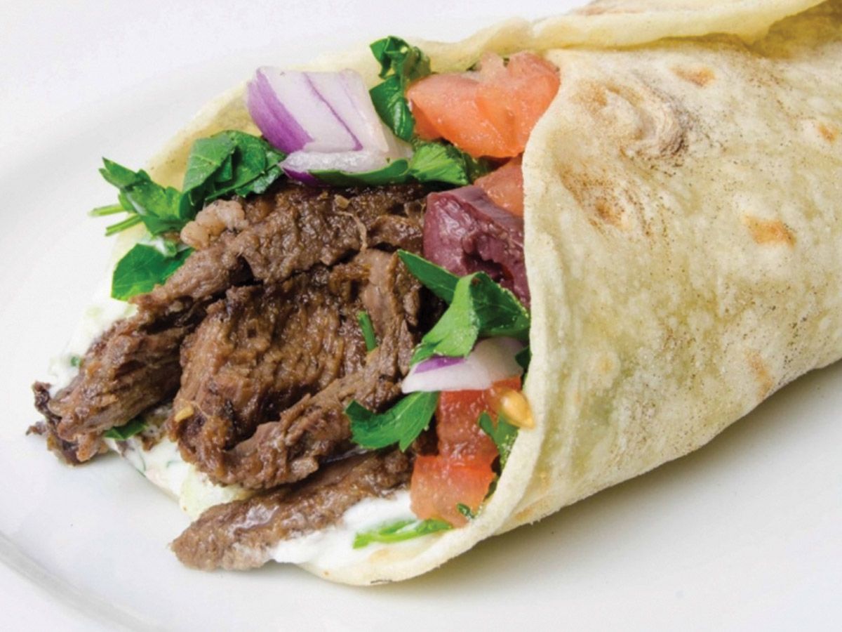 Beef Shawarma Wrap