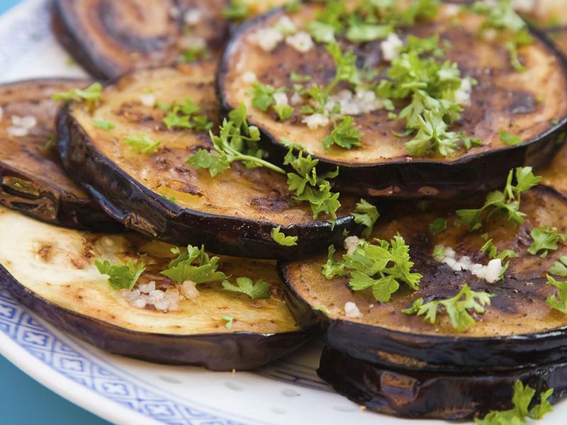 Fried Eggplant Sandwich