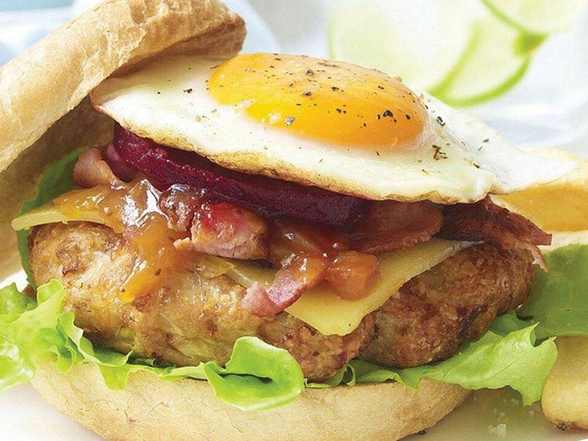 Egg Burger Sandwich