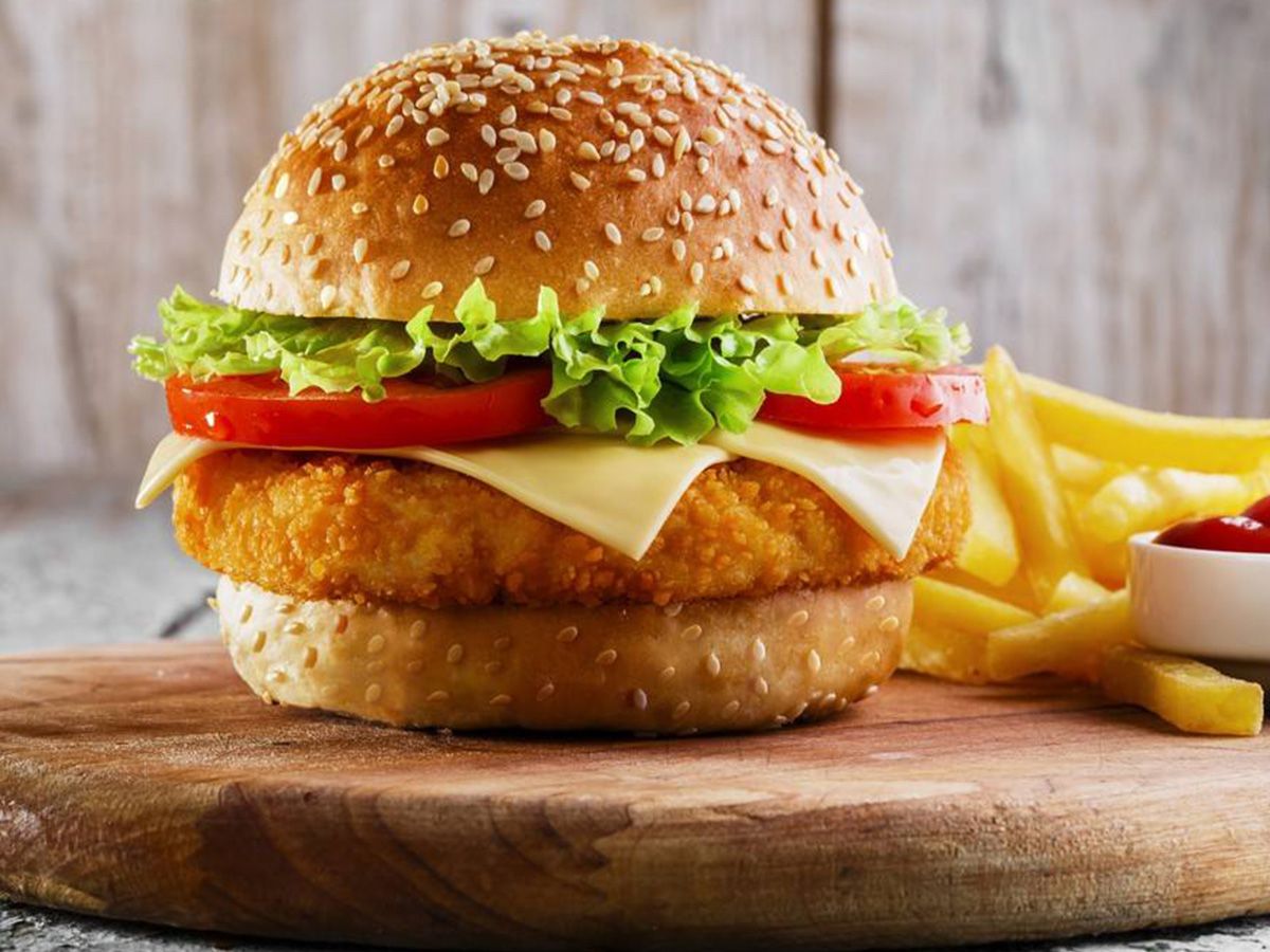 Western Chicken Burger Sandwich