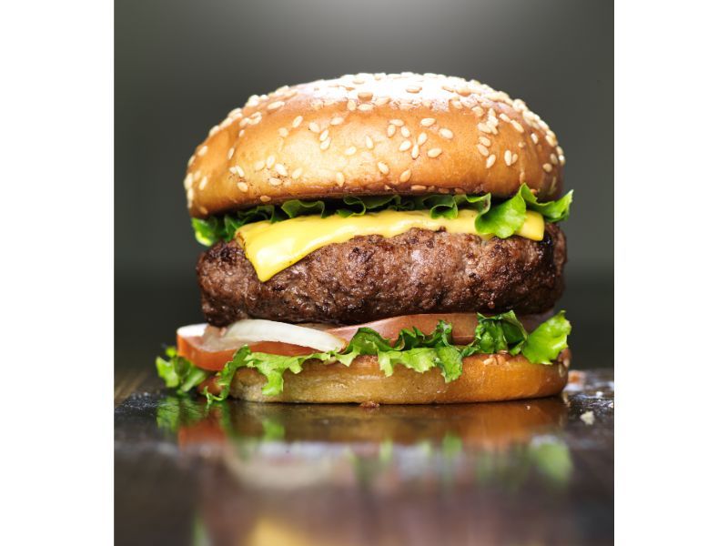Cheese burger sandwich