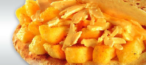 Potatoes With Roumi Cheese Sandwich