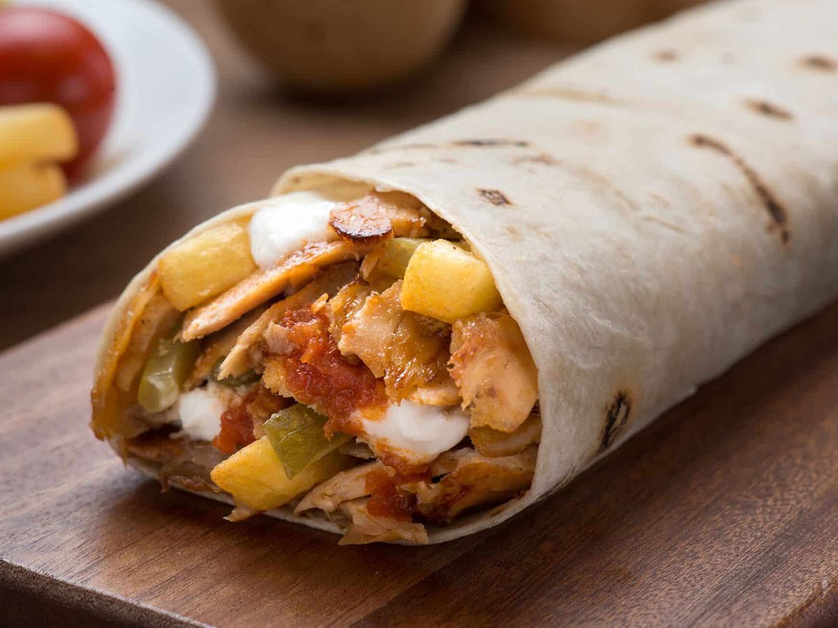 Saj Potatoes Sandwich