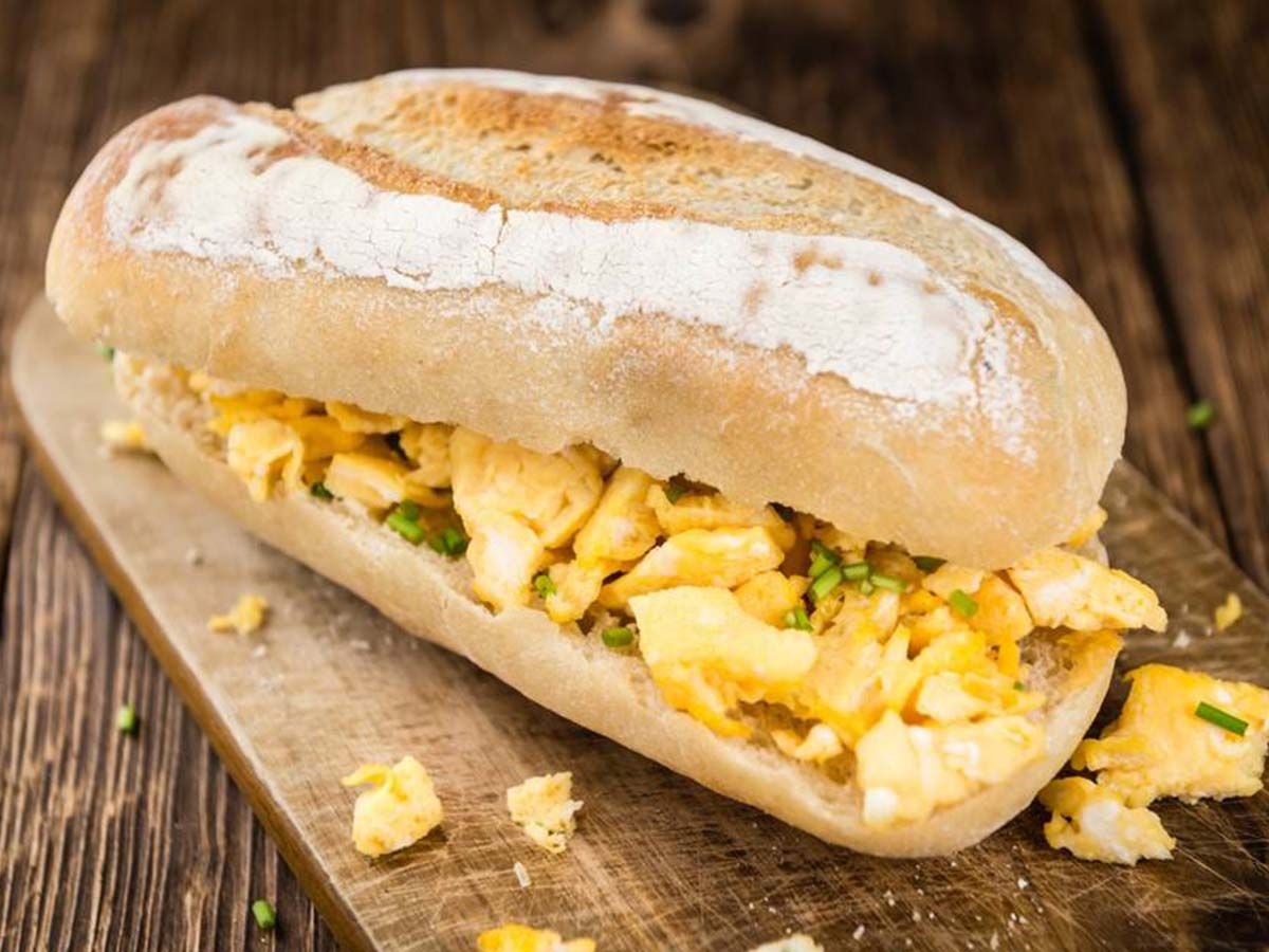 Omelette Eggs Sandwich