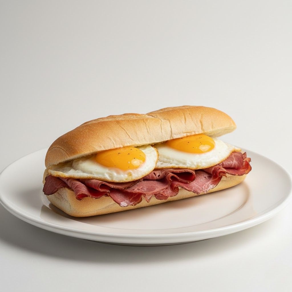 Pastirma Egg Sandwich