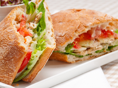Old Cheese With Tomato Sandwich