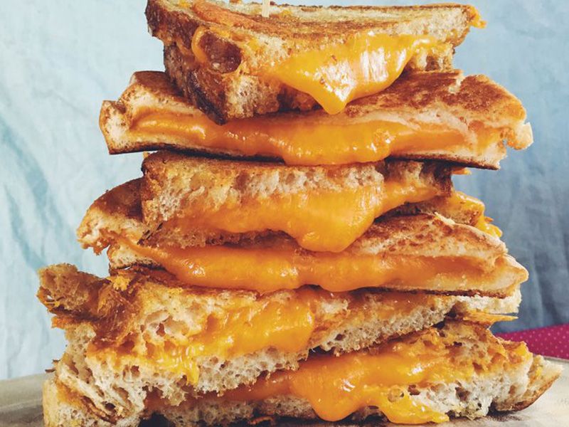 Syrian Fried Cheese Oriental Sandwich