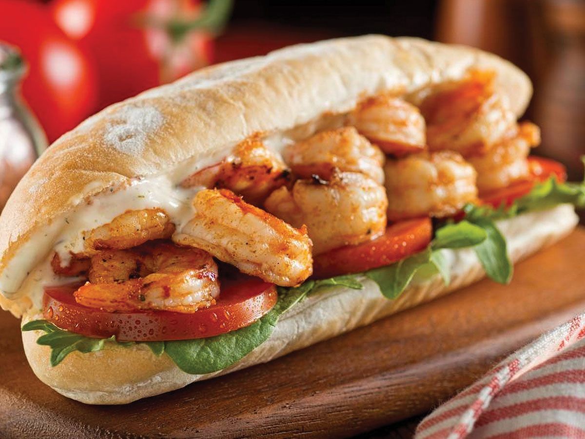 Shrimp sandwich