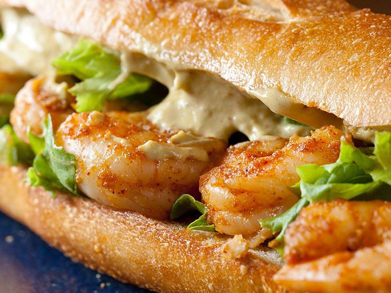 Grilled Shrimp Sandwich