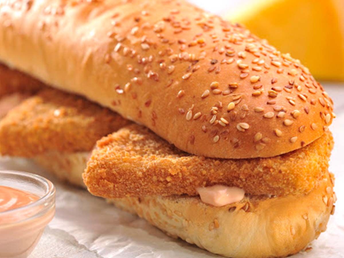 Chicken Fillet With BBQ Sauce Sandwich