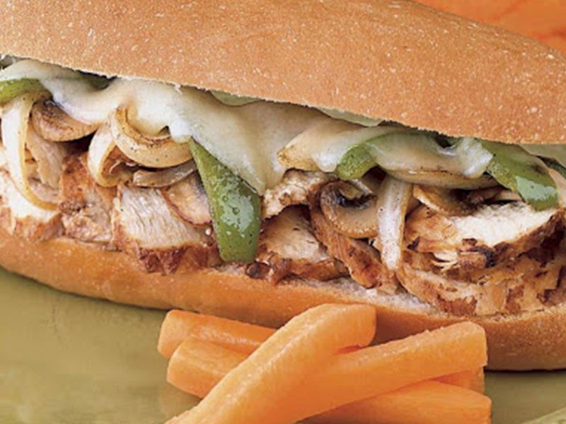 Chicken Zinger With Mozzarella Cheese Sandwich