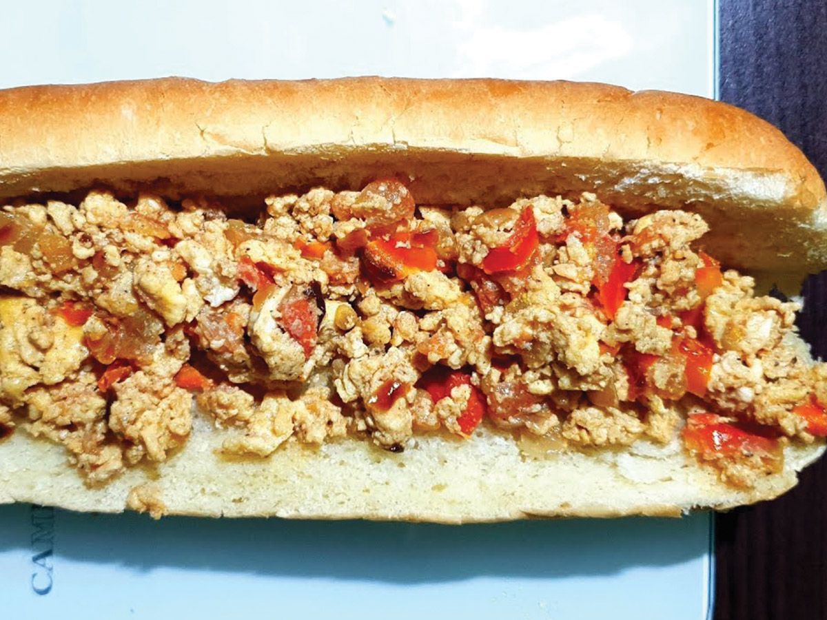 Shakshouka sandwich