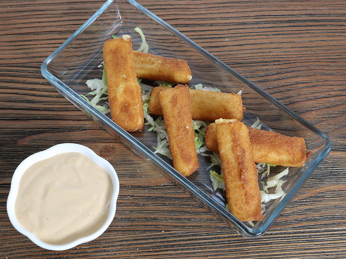 Omelette fingers sandwich